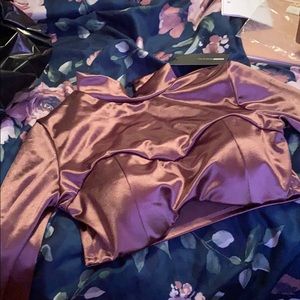 Shine On Honey Satin Top